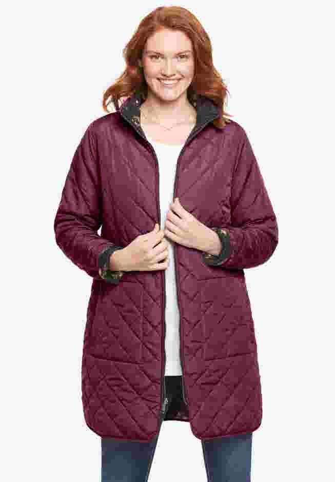 Reversible Quilted Barn Jacket image number 7