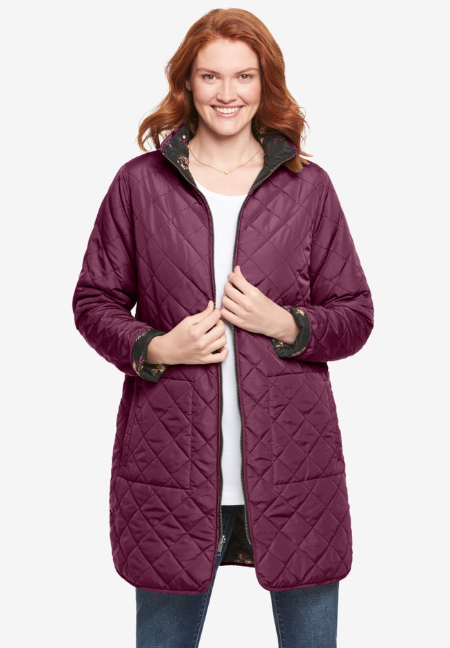 Reversible Quilted Barn Jacket image number 8