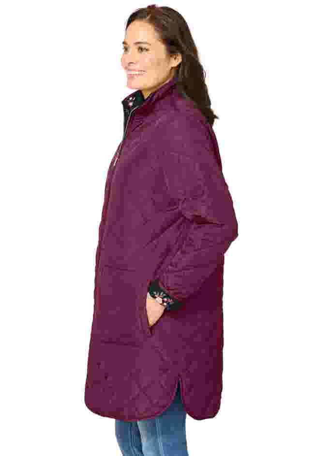 Reversible Quilted Barn Jacket image number 2
