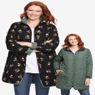 Reversible Quilted Barn Jacket image number null