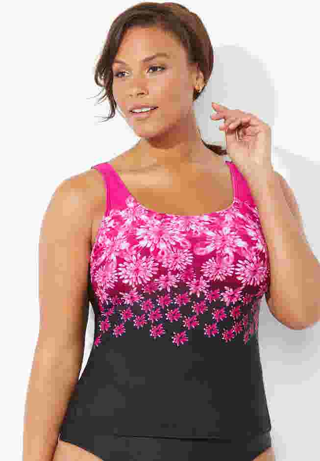 Chlorine Resistant Classic Tankini Top image number 0