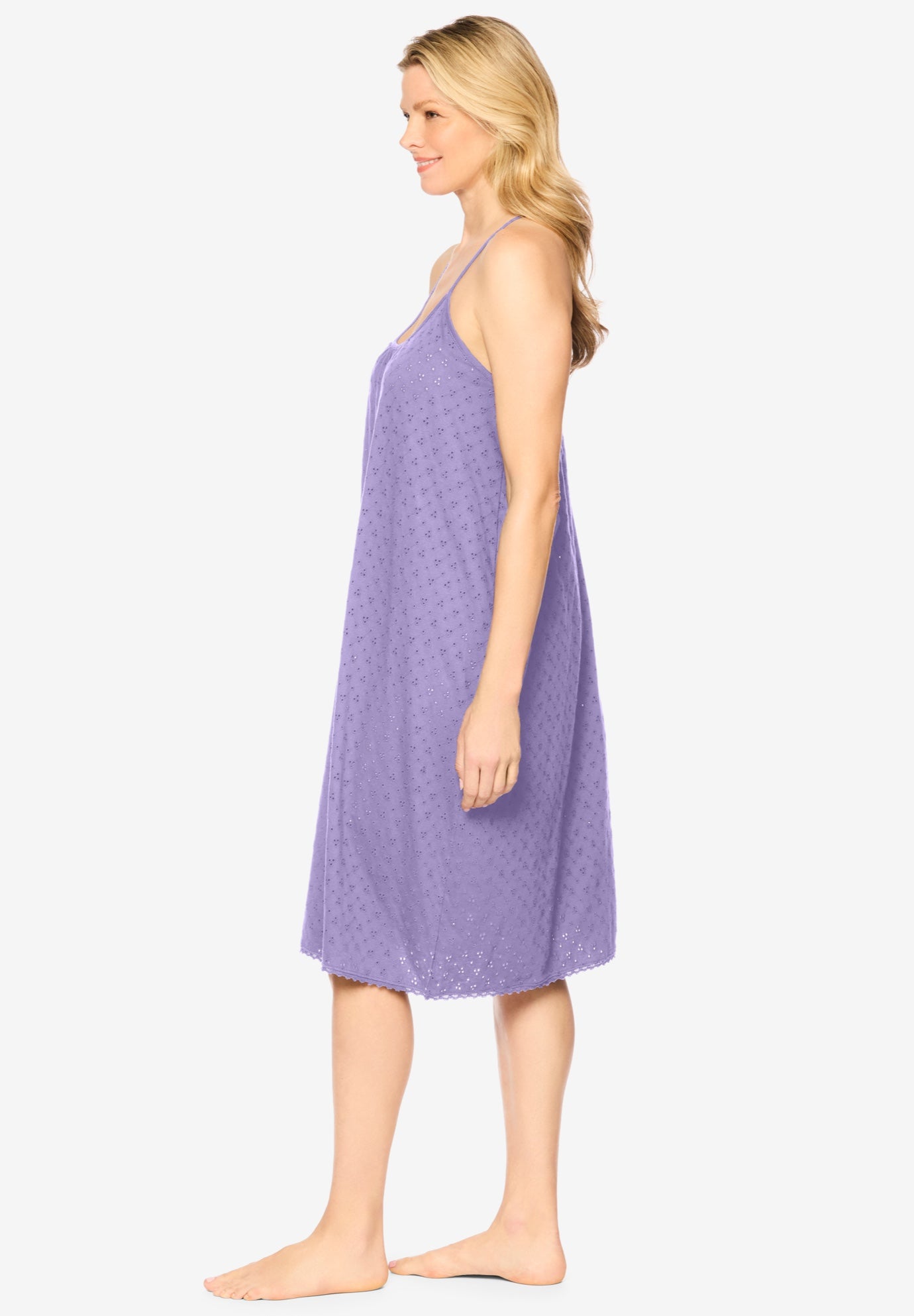Breezy Eyelet Short Nightgown image number 2