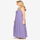 Breezy Eyelet Knit Long Nightgown image number null