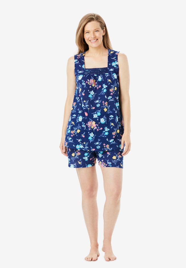 Whisperweight Gauze Shorty PJ Set image number 0