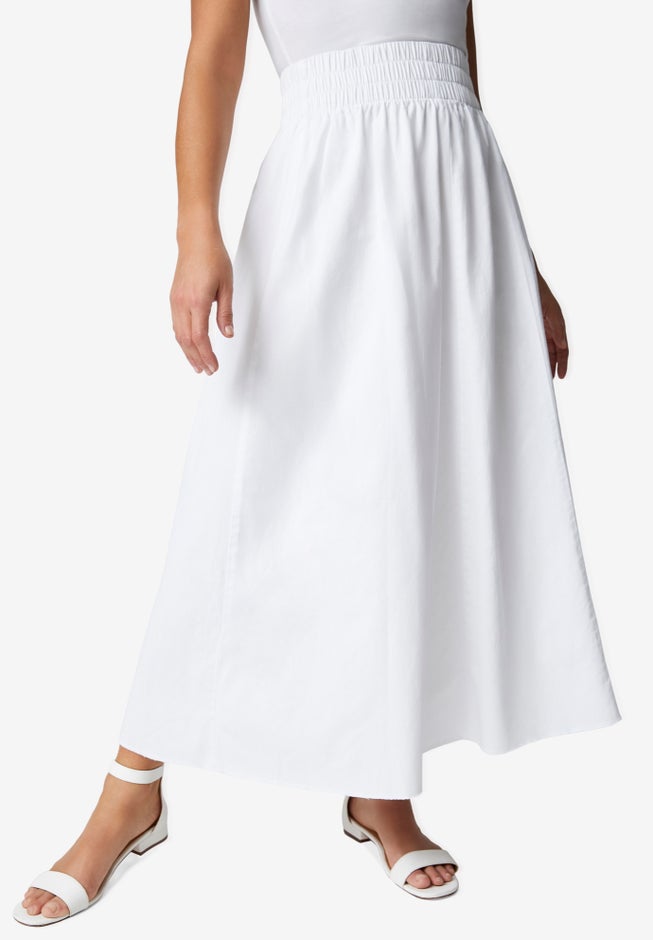 Chambray Maxi Skirt image number 0