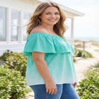 Ruffle Tee image number null