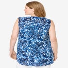 Sleeveless Tab-Front Tunic image number null