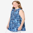 Sleeveless Tab-Front Tunic image number null