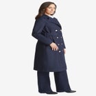 Refined Denim Trench Coat image number null