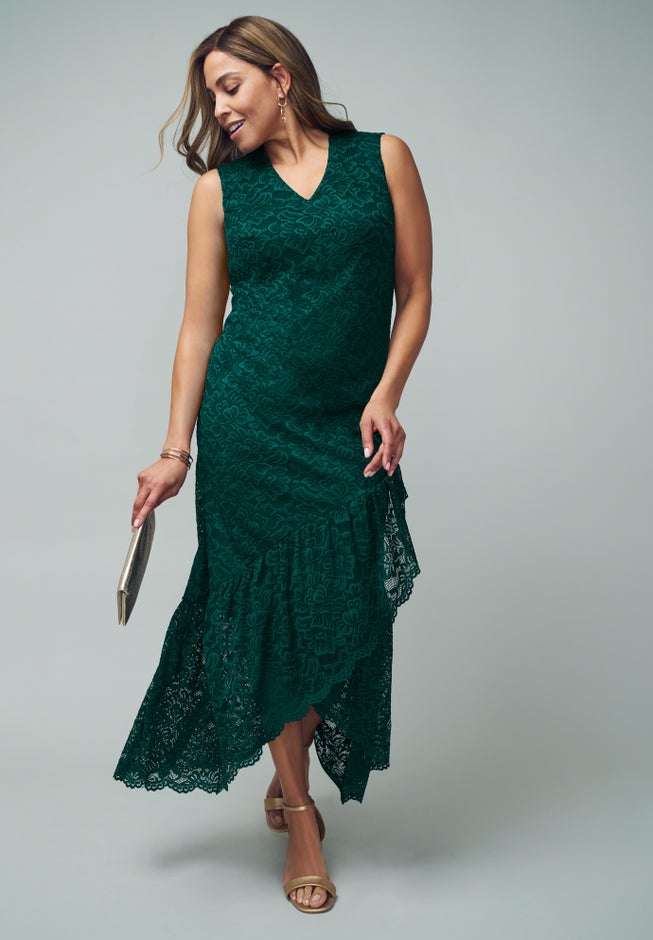 2-Piece Lace Tulip Jacket Dress image number 1