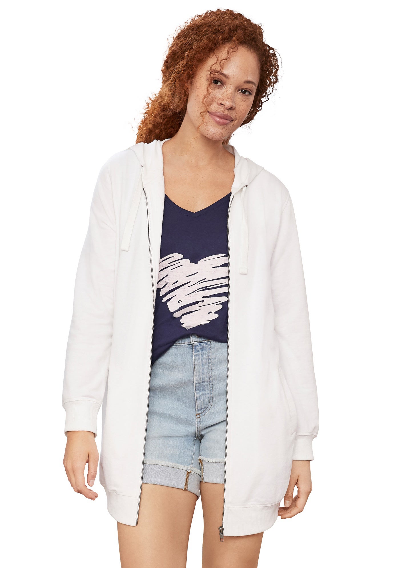 Frayed Cuff Hem Shorts image number 0