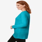 Perfect Long-Sleeve Crewneck Tunic image number null