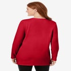 Perfect Long-Sleeve Crewneck Tunic image number null
