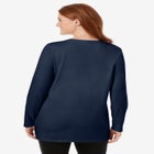 Perfect Long-Sleeve Crewneck Tunic image number null