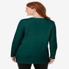 Perfect Long-Sleeve Crewneck Tunic image number null