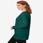 Perfect Long-Sleeve Crewneck Tunic image number null