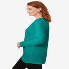 Perfect Long-Sleeve Crewneck Tunic image number null