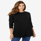 Perfect Long-Sleeve Crewneck Tunic image number null