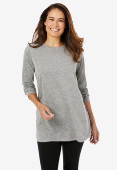 Perfect Long-Sleeve Crewneck Tunic