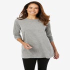 Perfect Long-Sleeve Crewneck Tunic image number null