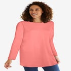 Perfect Long-Sleeve Crewneck Tunic image number null