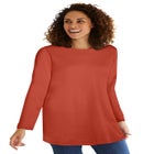 Perfect Long-Sleeve Crewneck Tunic image number null