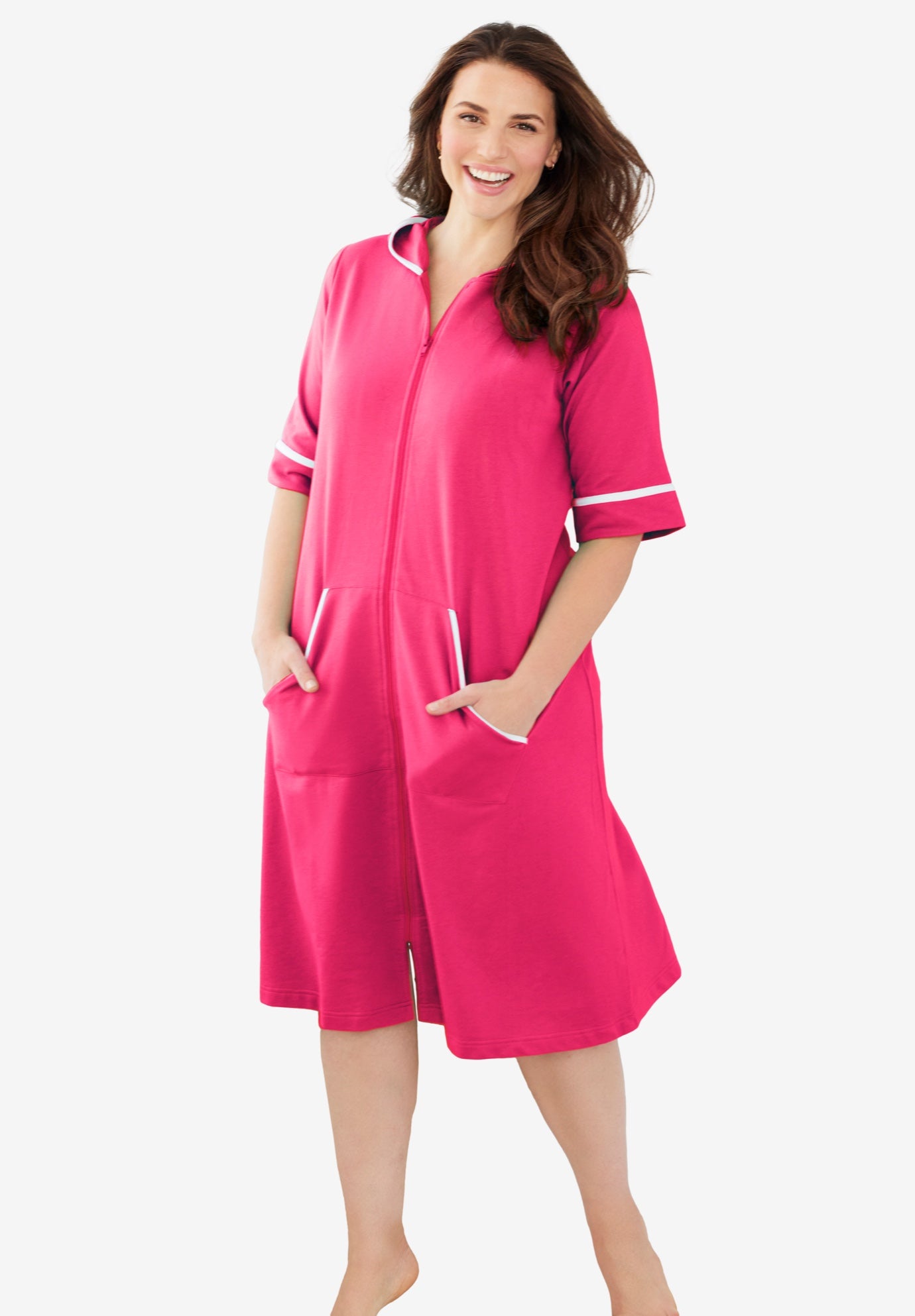 Short French Terry Robe image number 0