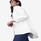 Wrinkle-Free Stretch Cotton Oversized Shirt image number null