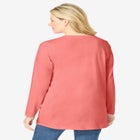 Perfect Long-Sleeve V-Neck Tunic image number 1