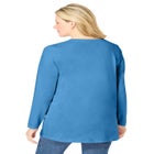 Perfect Long-Sleeve V-Neck Tunic image number null