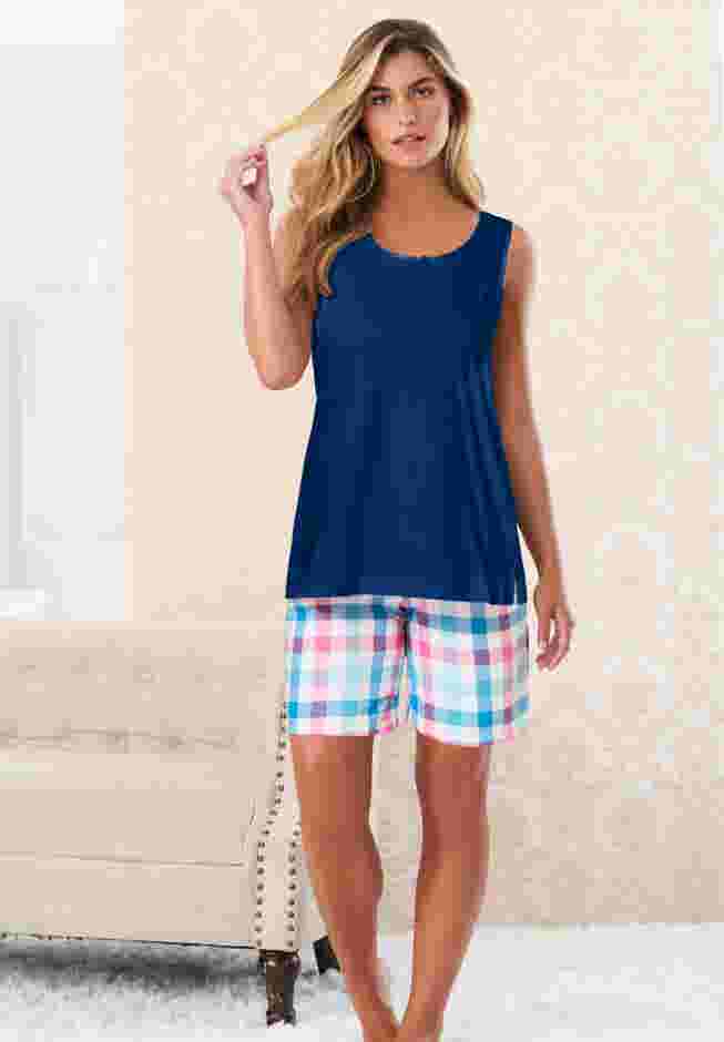 Knit Sleep Tank image number 4