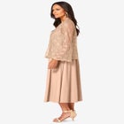 Glitter & Lace Jacket Dress Set image number null