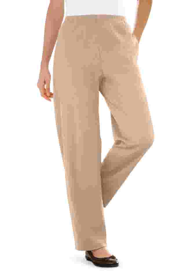 7-Day Knit Ribbed Straight Leg Pant image number 3