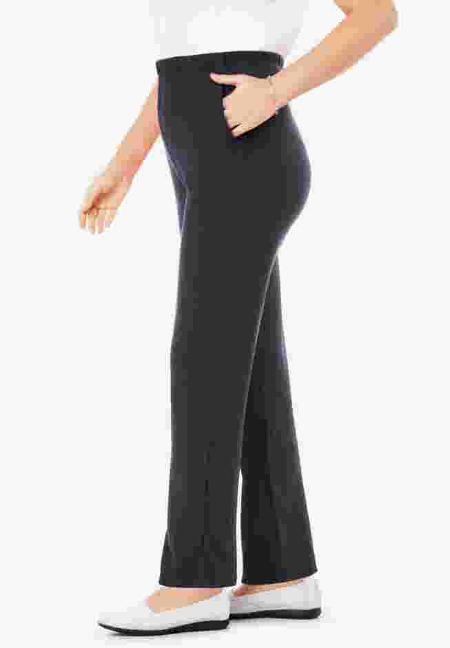 7-Day Knit Ribbed Straight Leg Pant image number 2