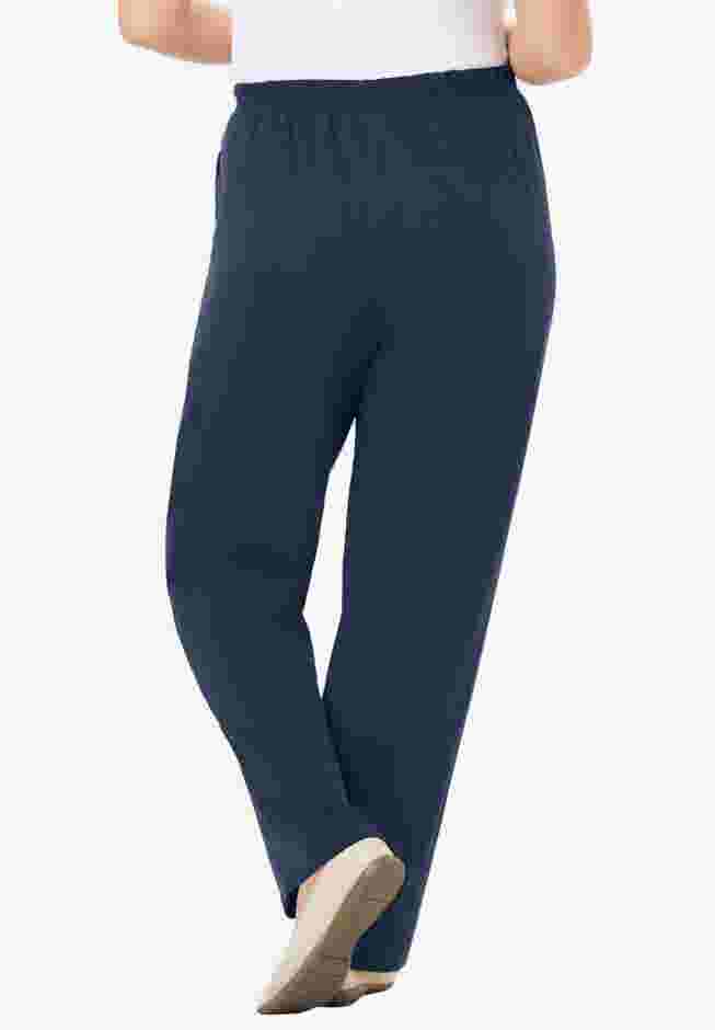 7-Day Knit Ribbed Straight Leg Pant image number 1