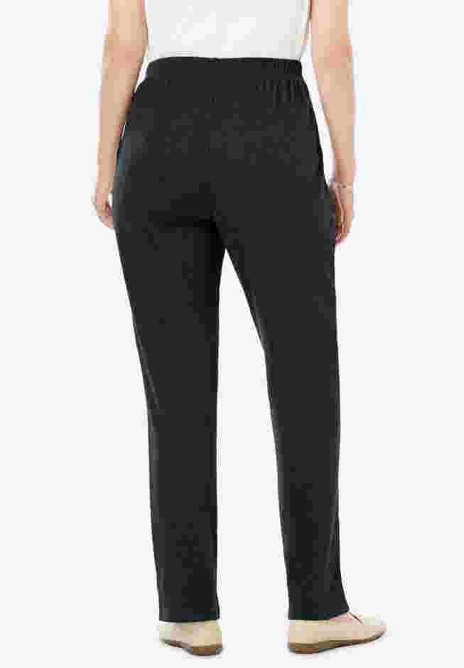 7-Day Knit Ribbed Straight Leg Pant image number 1