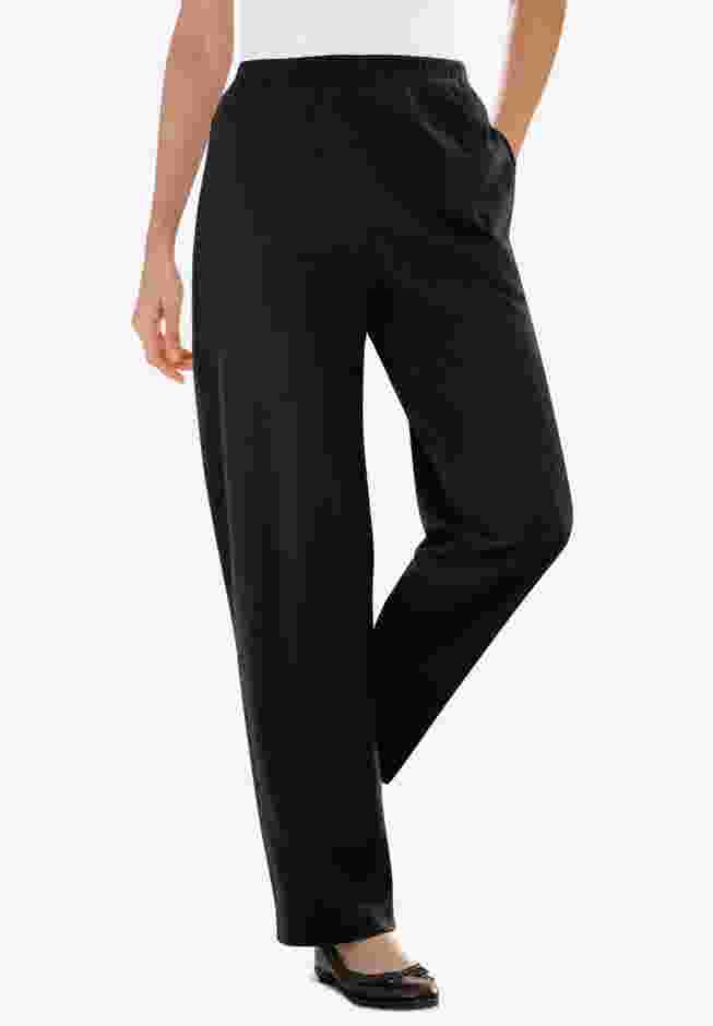 7-Day Knit Ribbed Straight Leg Pant image number 0