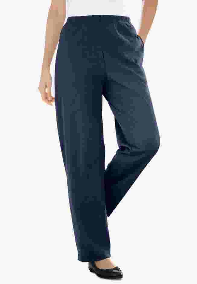 7-Day Knit Ribbed Straight Leg Pant image number 0