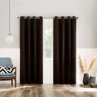 Sun Zero&trade; Brandon Magnetic Closure Grommet Curtain Panel, Set of 2 image number 0
