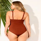 Shirred Sweetheart One Piece Swimsuit image number null