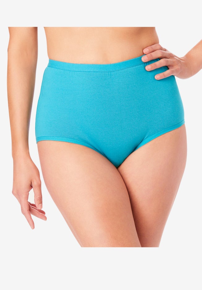 Full Coverage Stretch Cotton Brief 5-Pack image number 1