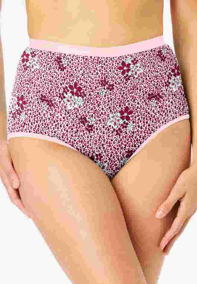 Comfort Choice® Full Coverage Stretch Cotton Brief 5-Pack image number 1