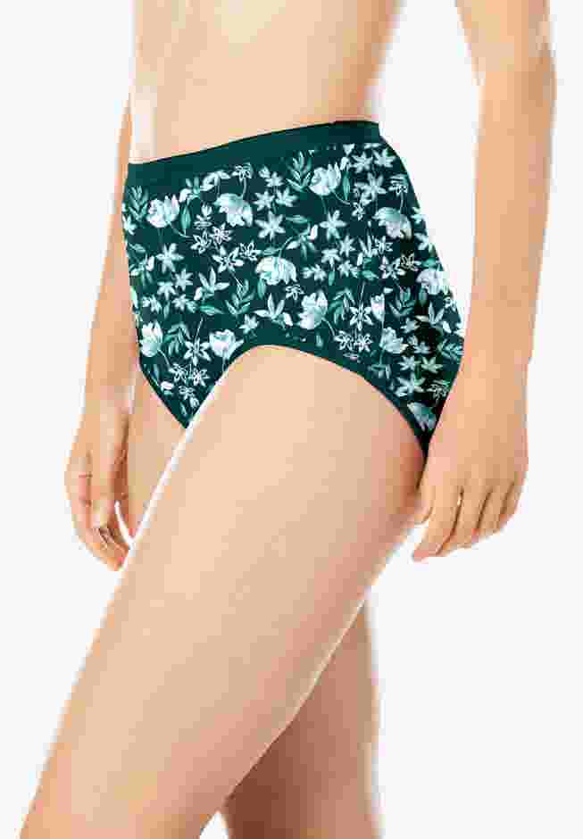 Full Coverage Stretch Cotton Brief 5-Pack image number 2