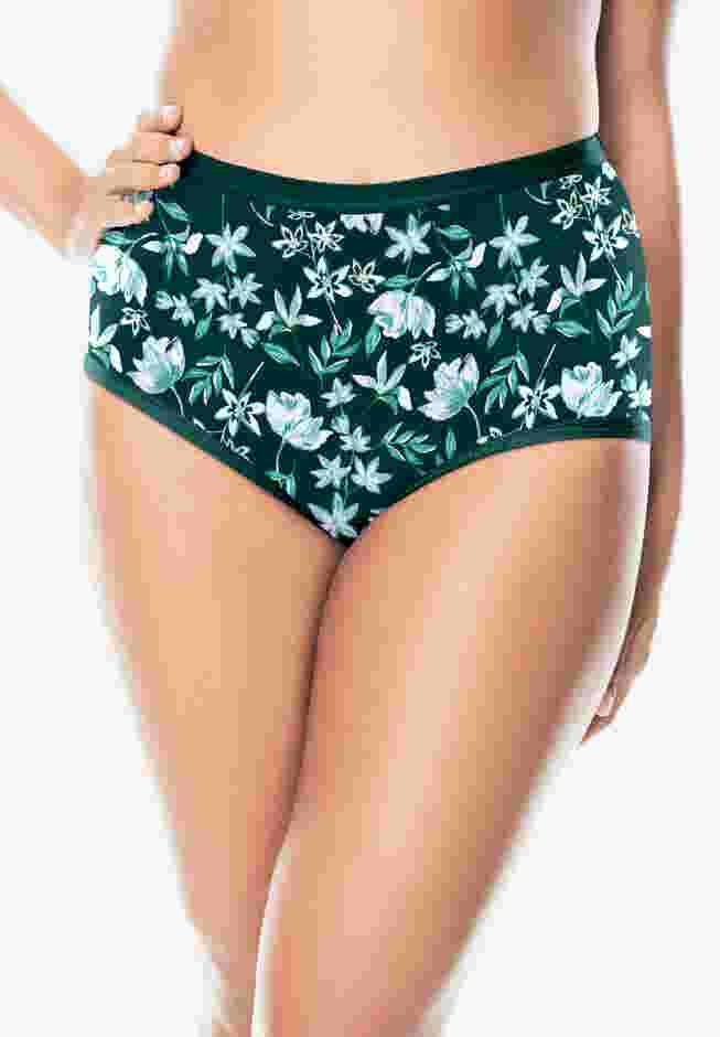 Full Coverage Stretch Cotton Brief 5-Pack image number 1