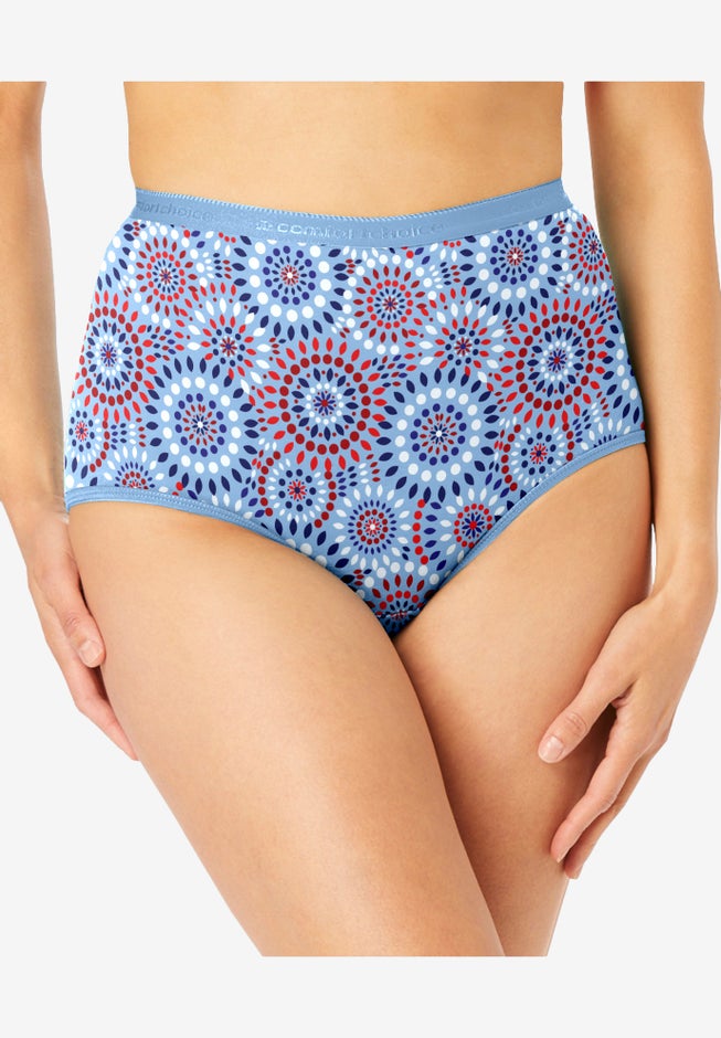 Full Coverage Stretch Cotton Brief 5-Pack image number 1