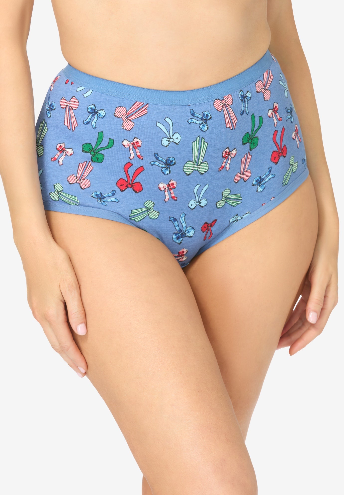 Full Coverage Stretch Cotton Brief 5-Pack image number 2