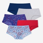 Full Coverage Stretch Cotton Brief 5-Pack image number null