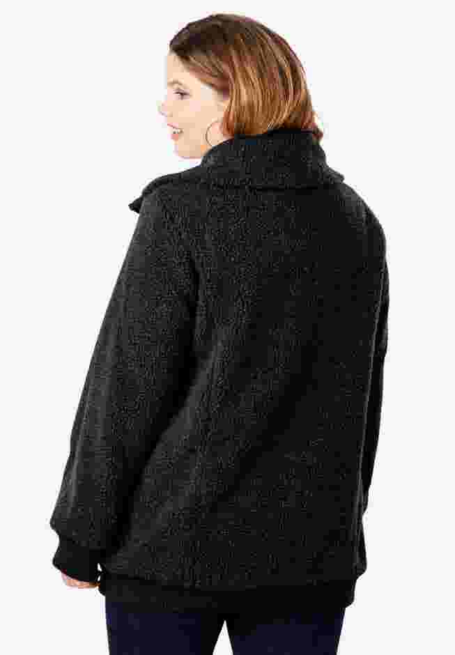 Teddy Fleece Bomber image number 1