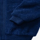 Plus Size High Collar Teddy Fleece Bomber image number null