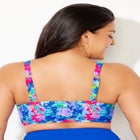 Bra Sized Twist Front Longline Underwire Bikini Top image number null